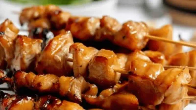 Teriyaki Chicken on a Stick