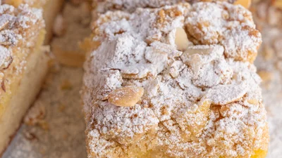 Almond Coffee Cake with Brown Butter Streusel Topping