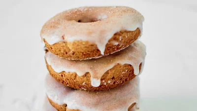 Cinnamon Donuts from Cake Mix
