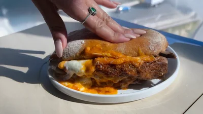 Vodka Chicken Parm Sandwich