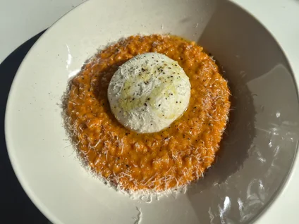 Pastina alla Vodka with Burrata