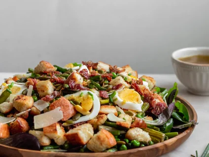 Spring Panzanella Salad