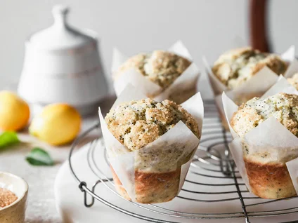 Ricotta Lemon Poppy Seed Muffins