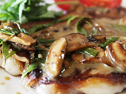 Sirloin Steak with Mushrooms