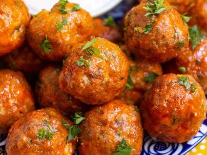 Buffalo Turkey Meatballs