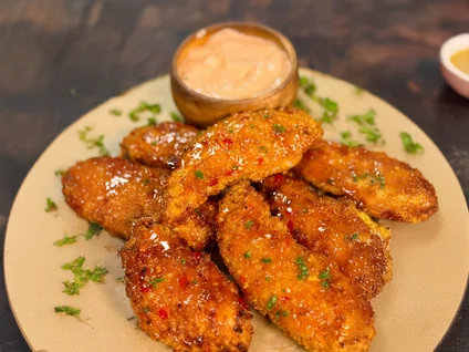High Protein Bang Bang Chicken Tenders